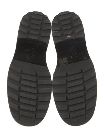 Chanel 2021 Interlocking CC Logo Combat Boots