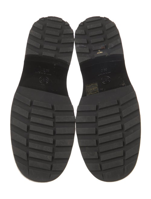 Chanel 2021 Interlocking CC Logo Combat Boots