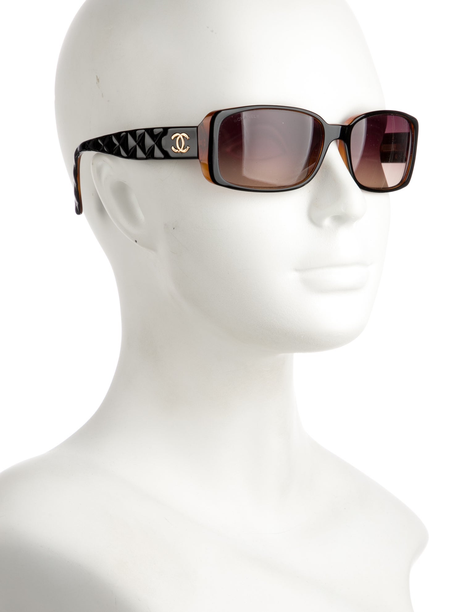 Chanel Interlocking CC Logo Square Sunglasses