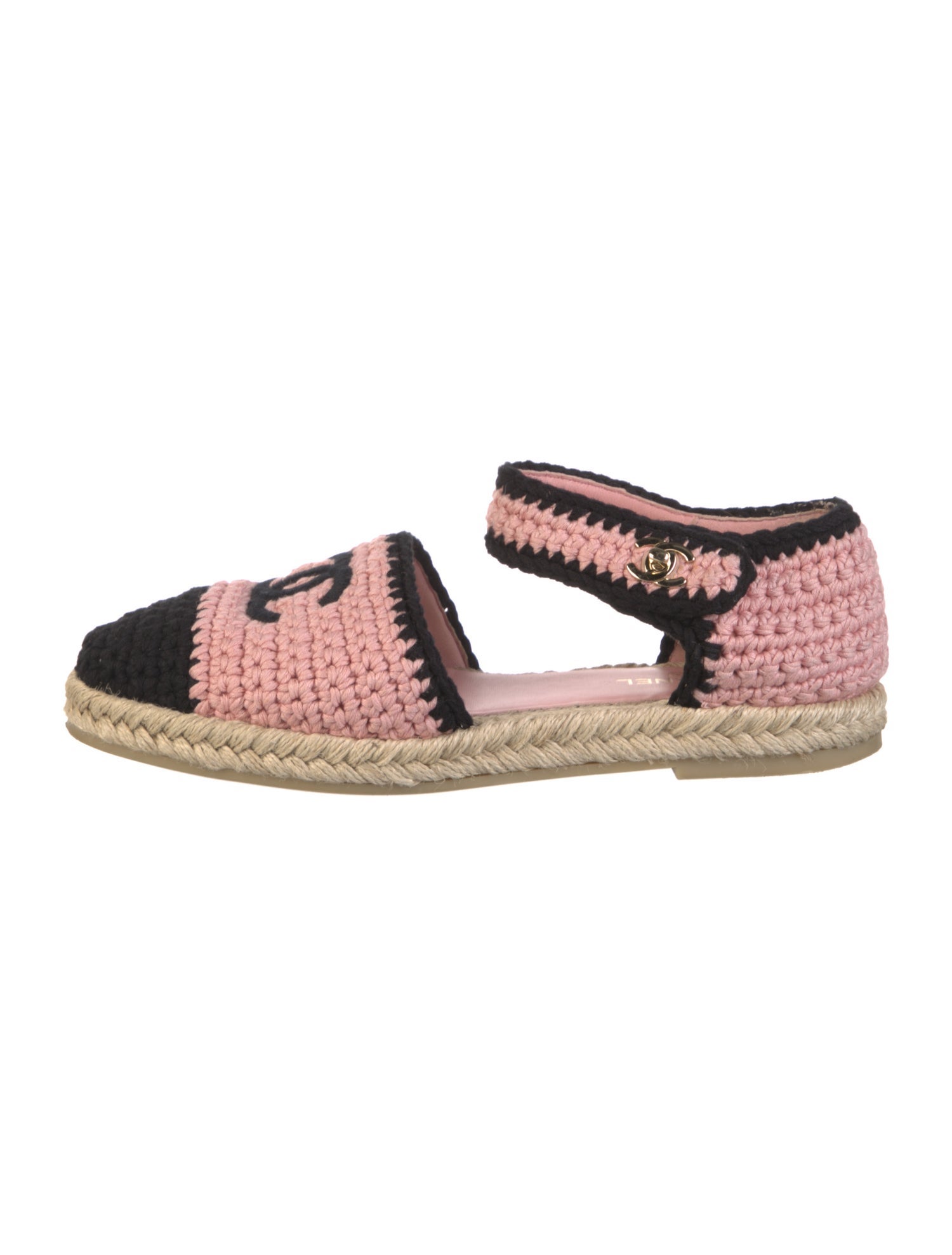 Chanel 2022 Interlocking CC Logo Espadrilles