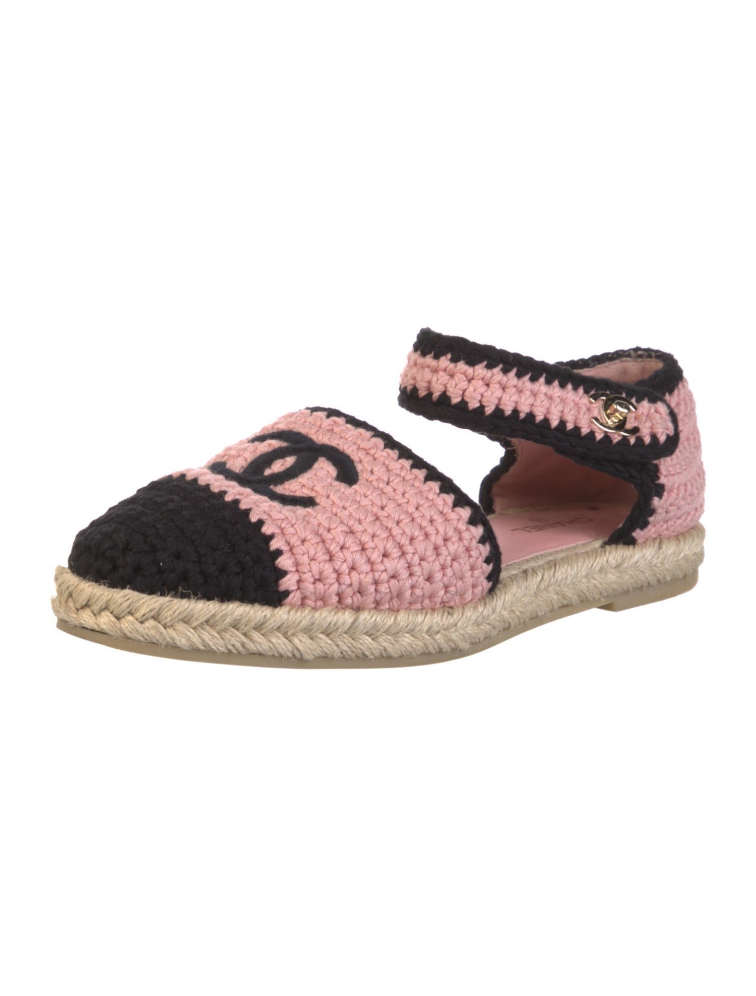 Chanel 2022 Interlocking CC Logo Espadrilles