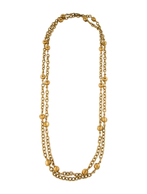 Chanel Vintage Long Station Necklace