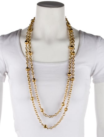 Chanel Vintage Long Station Necklace