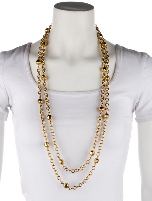 Chanel Vintage Long Station Necklace