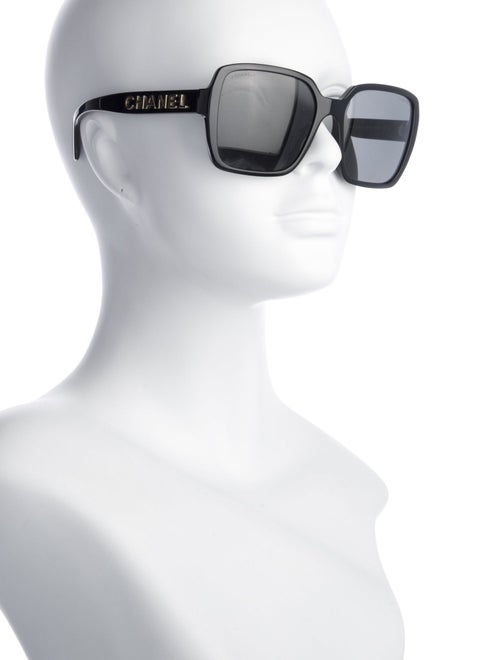 Chanel Interlocking CC Logo Square Sunglasses