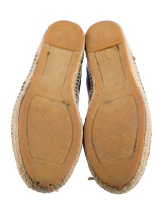 Chanel 2016 Interlocking CC Logo Espadrilles