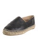 Chanel Interlocking CC Logo Lambskin Espadrilles