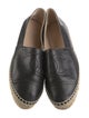 Chanel Interlocking CC Logo Lambskin Espadrilles
