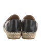 Chanel Interlocking CC Logo Lambskin Espadrilles