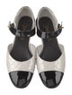Chanel 2022 Interlocking CC Logo Mary Jane Flats