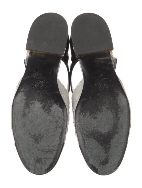 Chanel 2022 Interlocking CC Logo Mary Jane Flats