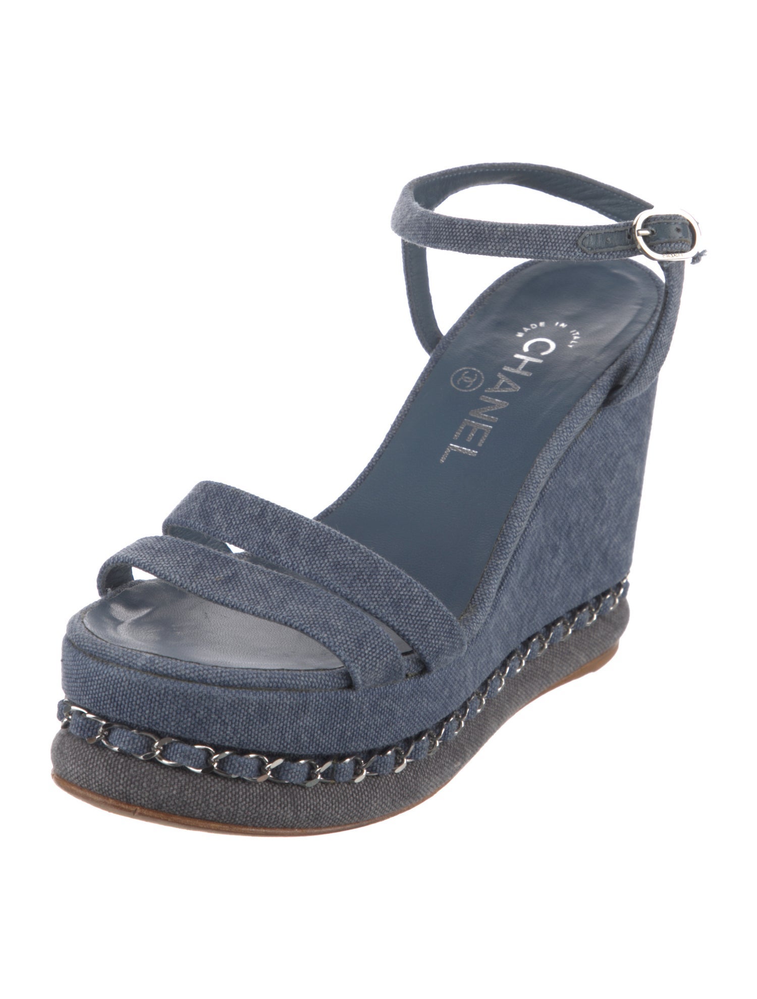 Chanel 2013 Interlocking CC Logo Espadrilles