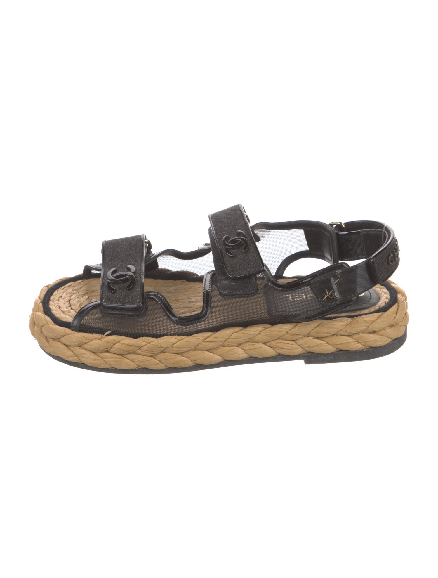 Chanel 2022 Gate No. 5 'Dad' Slingback Sandals