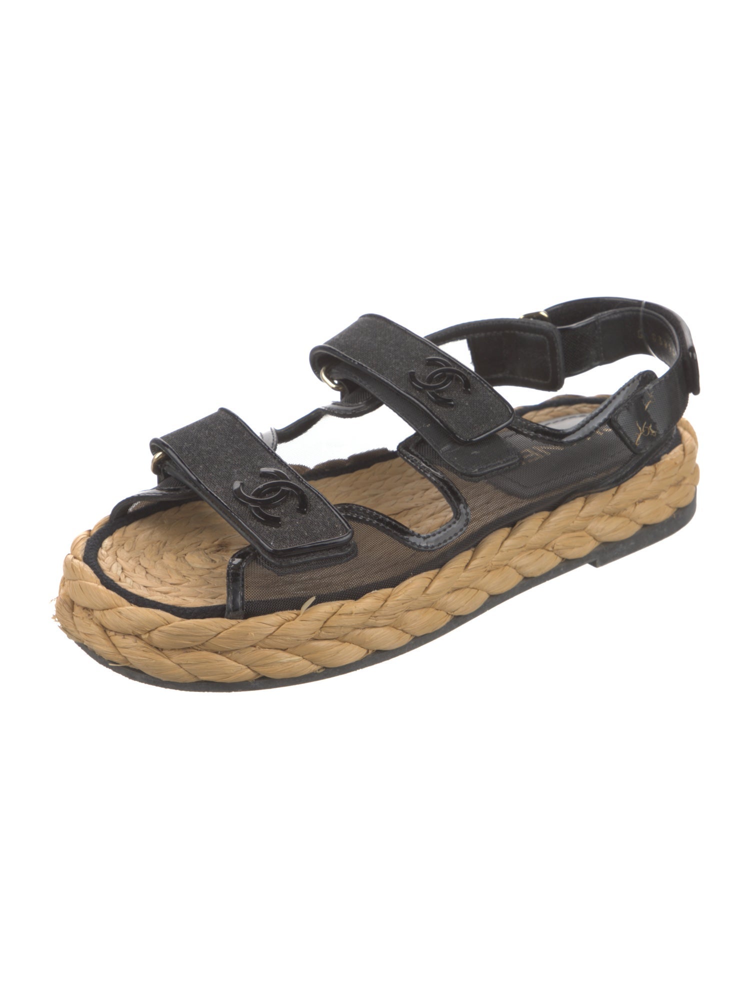 Chanel 2022 Gate No. 5 'Dad' Slingback Sandals