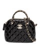 Chanel Mini Shiny Coco Clutch w/ Chain