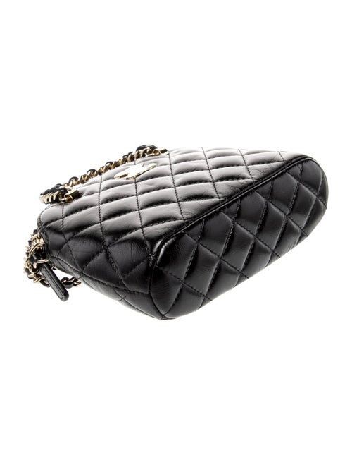 Chanel Mini Shiny Coco Clutch w/ Chain