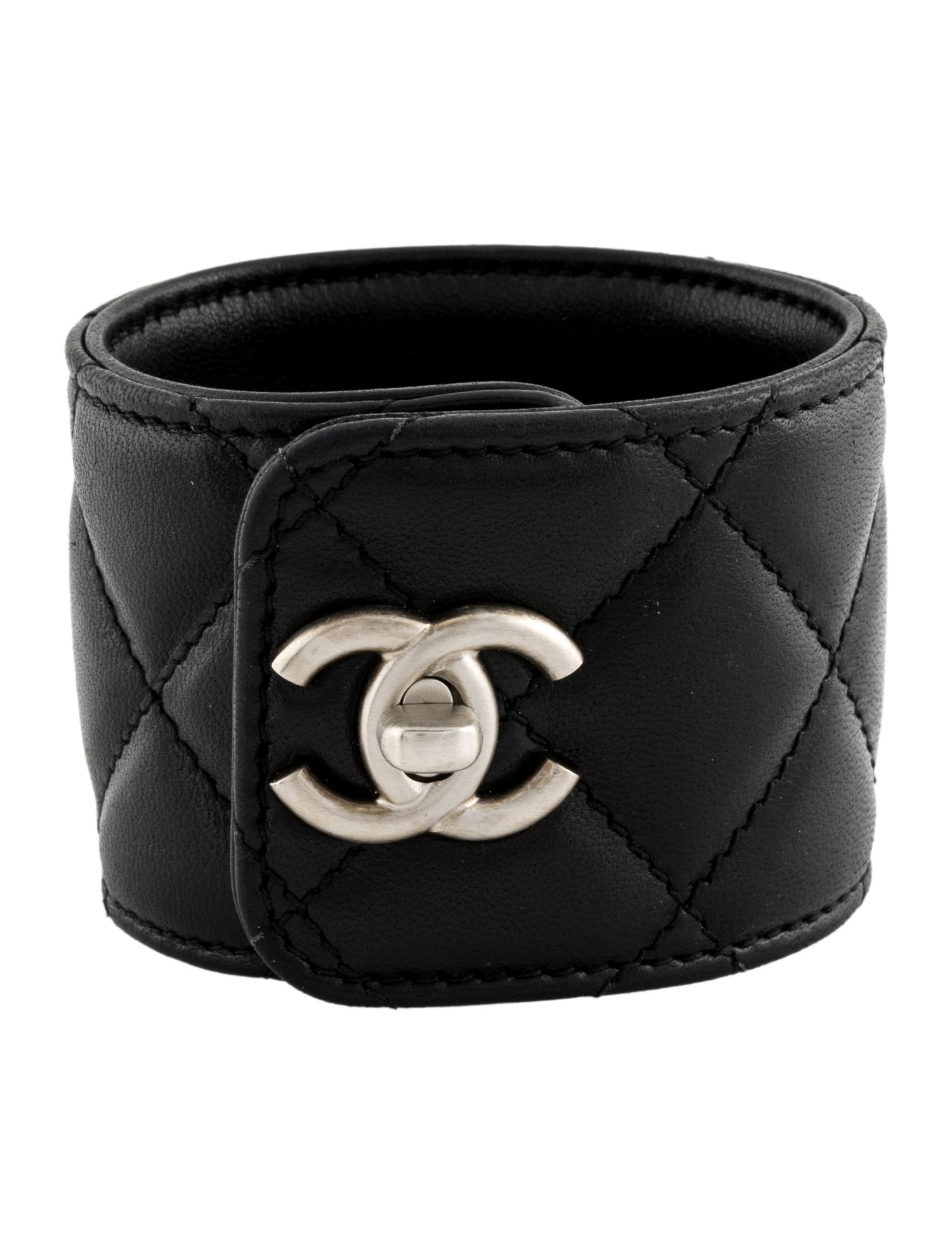Chanel Leather CC Turnlock Bracelet