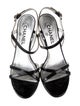 Chanel 2011 Interlocking CC Logo Slingback Sandals