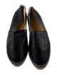 Chanel Interlocking CC Logo Lambskin Espadrilles
