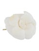 Chanel Vintage Silk Camellia Brooch