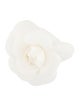 Chanel Vintage Silk Camellia Brooch
