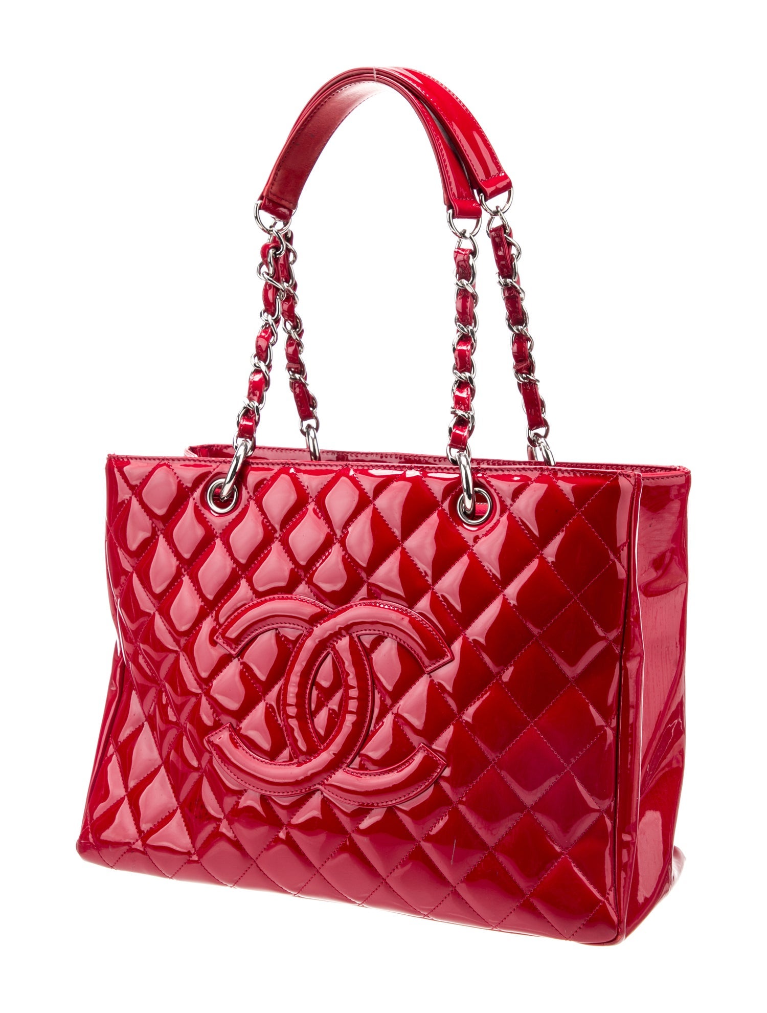 Chanel Patent Grand SHopping Tote