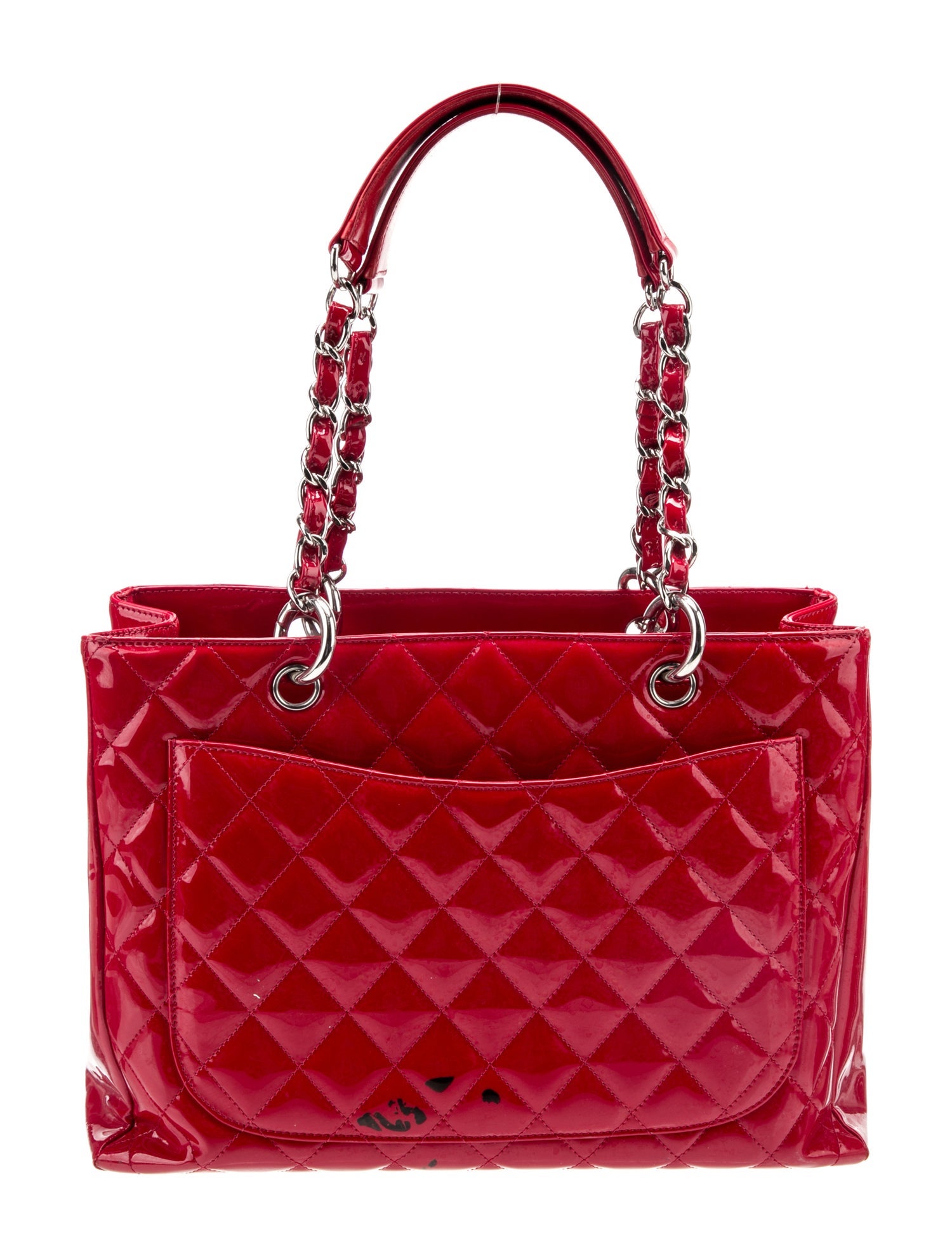 Chanel Patent Grand SHopping Tote