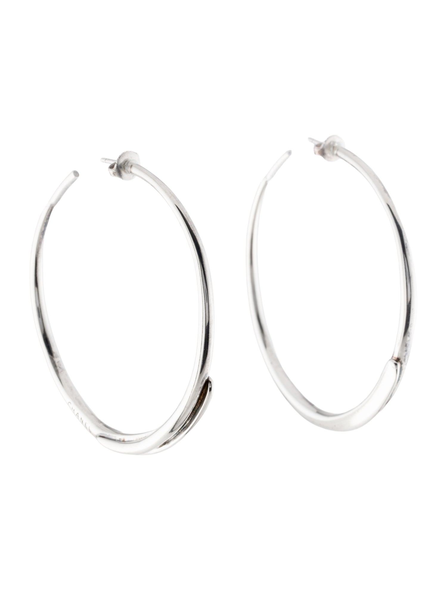 Chanel Vintage Hoop Earrings