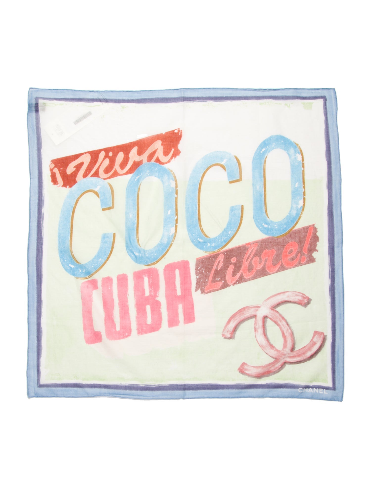 Chanel Coco Cuba 2017 Scarf