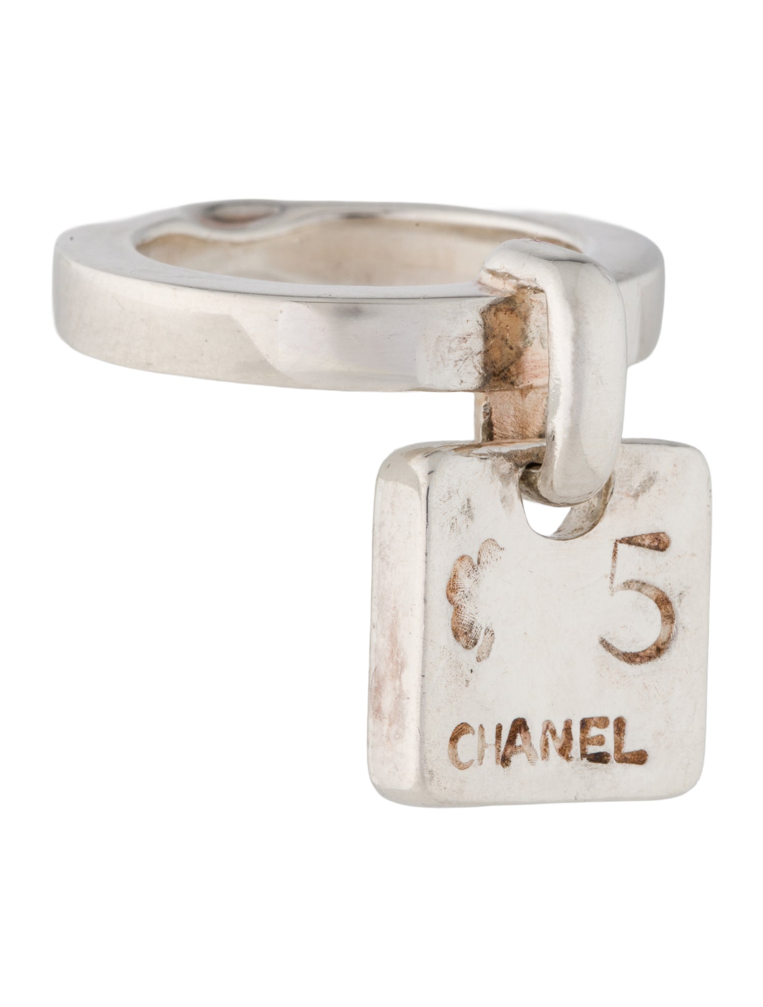 Chanel Camellia Clover Cocktail Ring