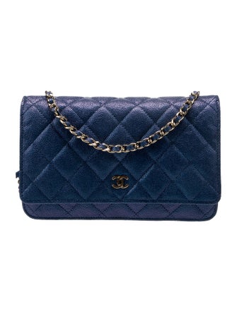 Chanel Classic Iridescent Wallet On Chain