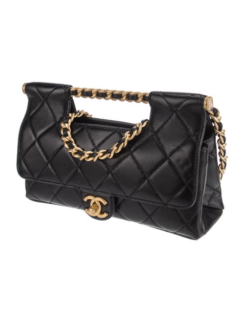 Chanel 2025 CC Quilted Chain Flap Bag