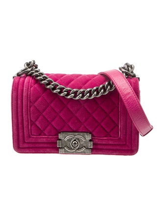 Chanel Small Velvet Boy Bag