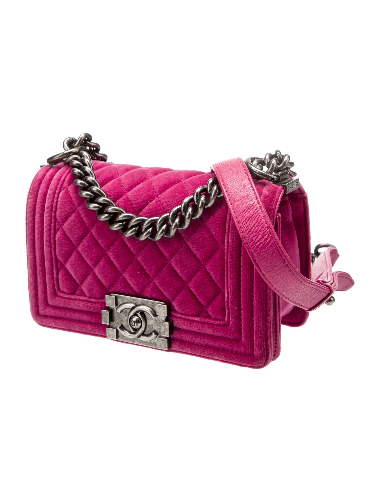 Chanel Small Velvet Boy Bag