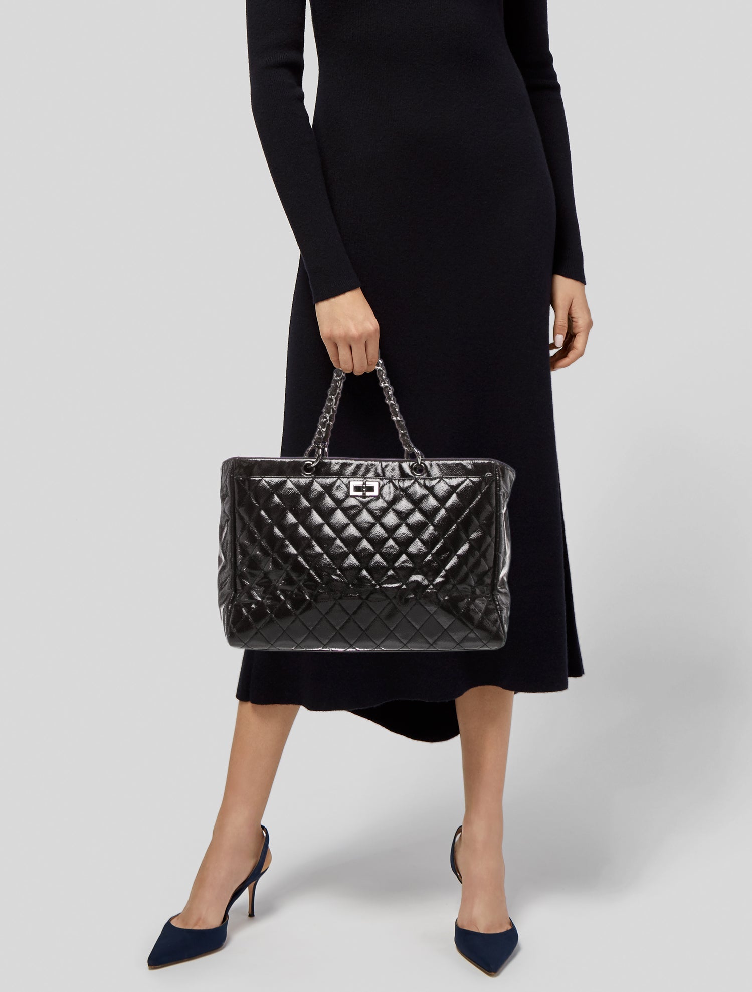 Chanel Diamond Shine Reissue Tote