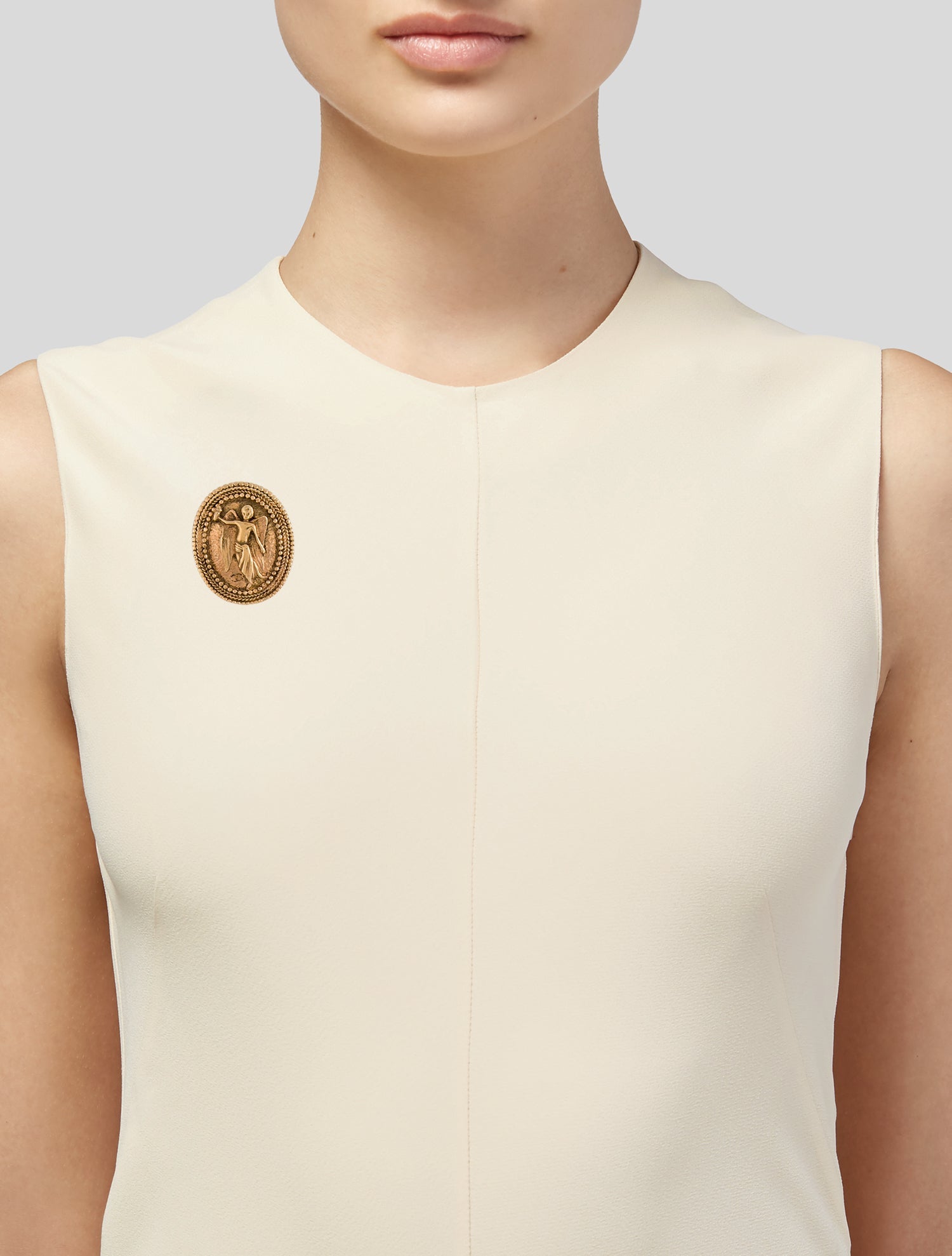 Chanel Vintage Angel CC Pin Brooch