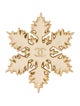 Chanel Enamel CC Snowflake Brooch