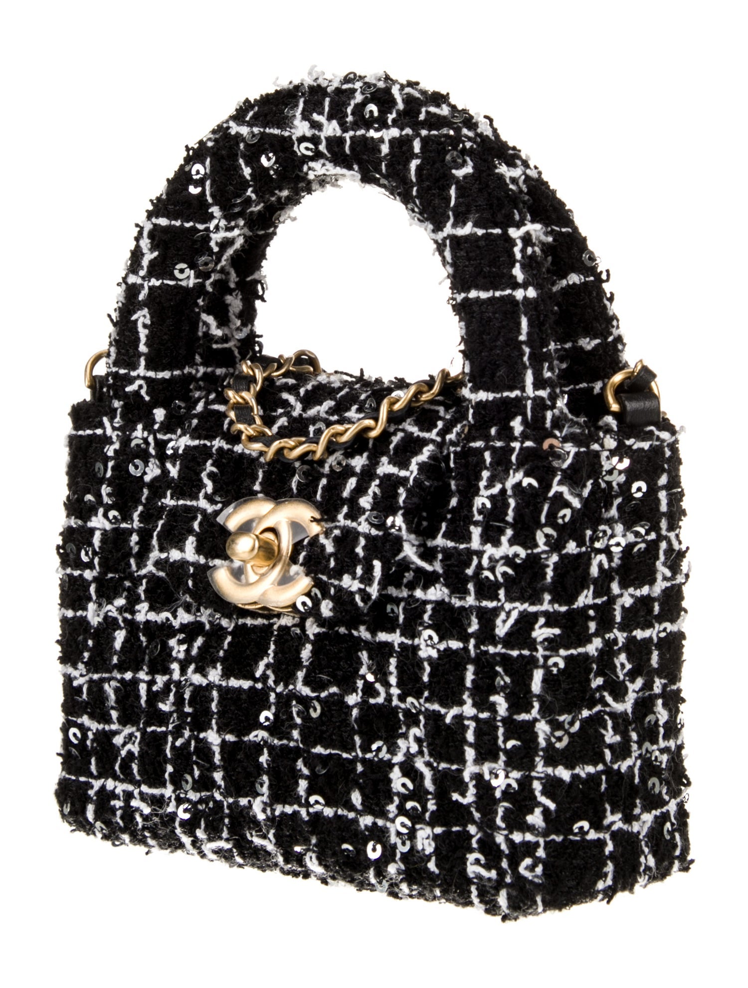 Chanel 2024 Tweed Nano Shopper