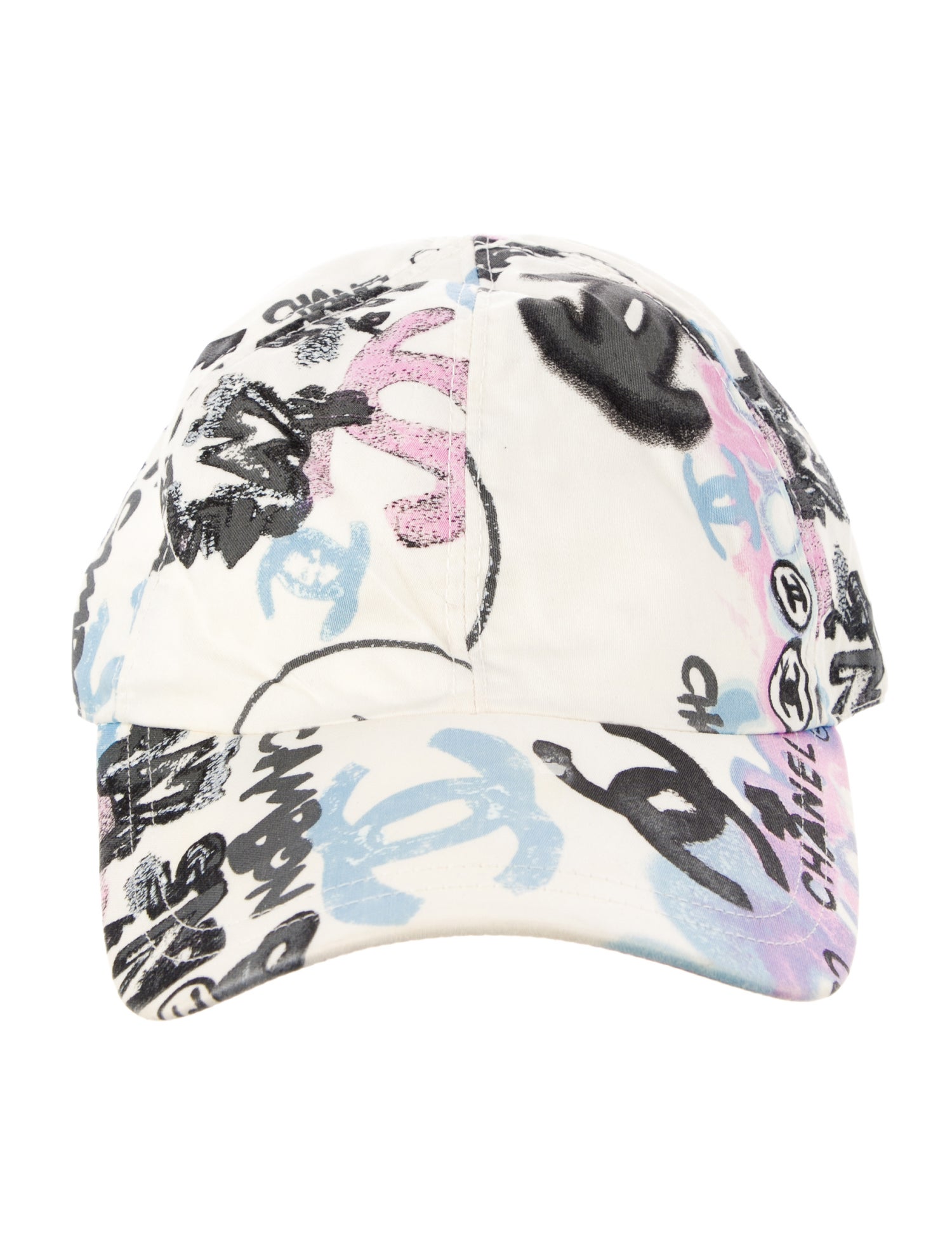 Chanel Vintage Graffiti Baseball Cap