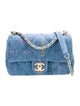 Chanel 2022 Rectangular Mini Denim Mood Flap Bag