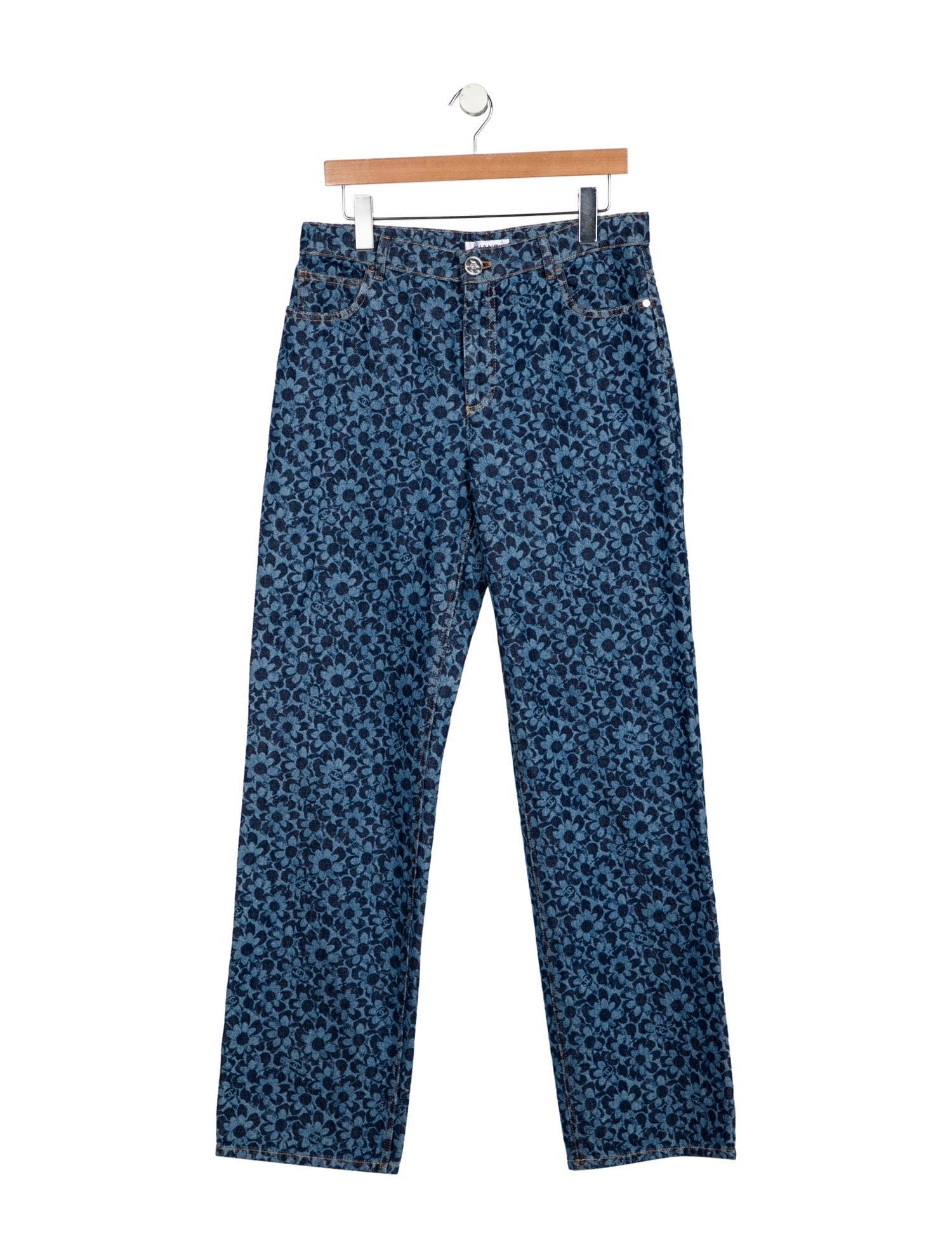 Chanel 2024 Wide Leg Jeans w/ Tags