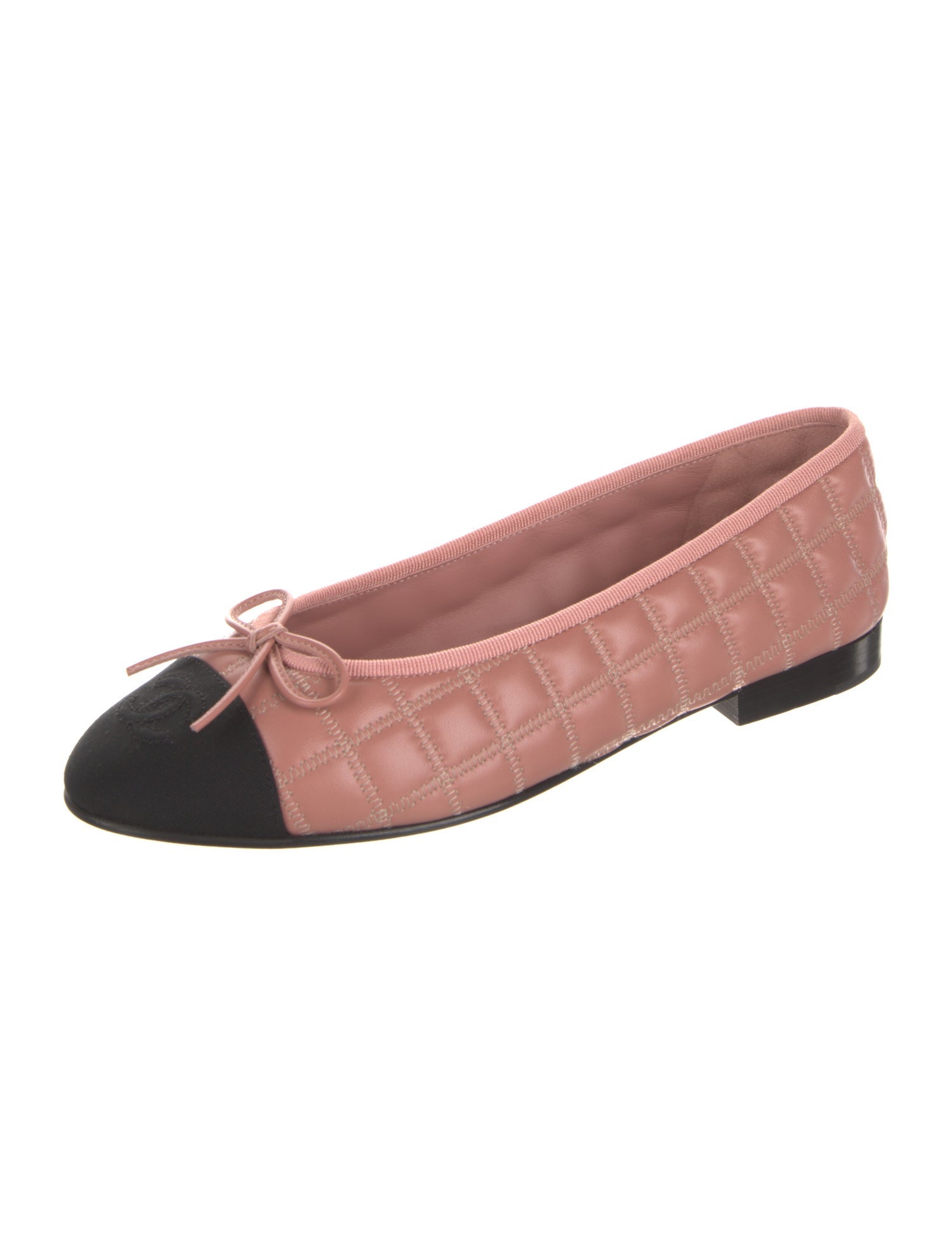 Chanel 2024 Interlocking CC Logo Ballet Flats