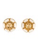 Chanel Vintage Faux Pearl CC Clip-On Earrings