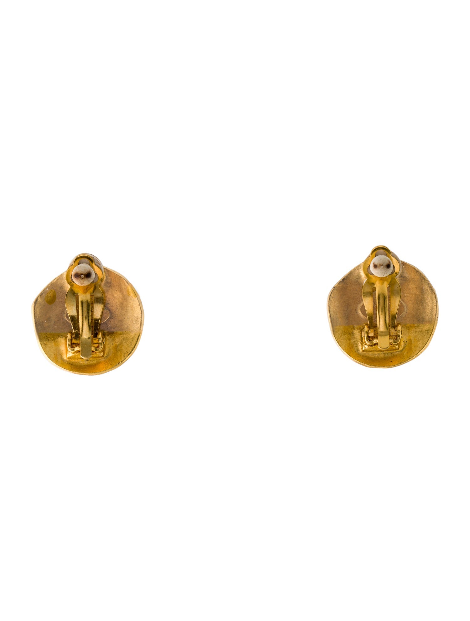 Chanel Vintage CC Clip-On Earrings