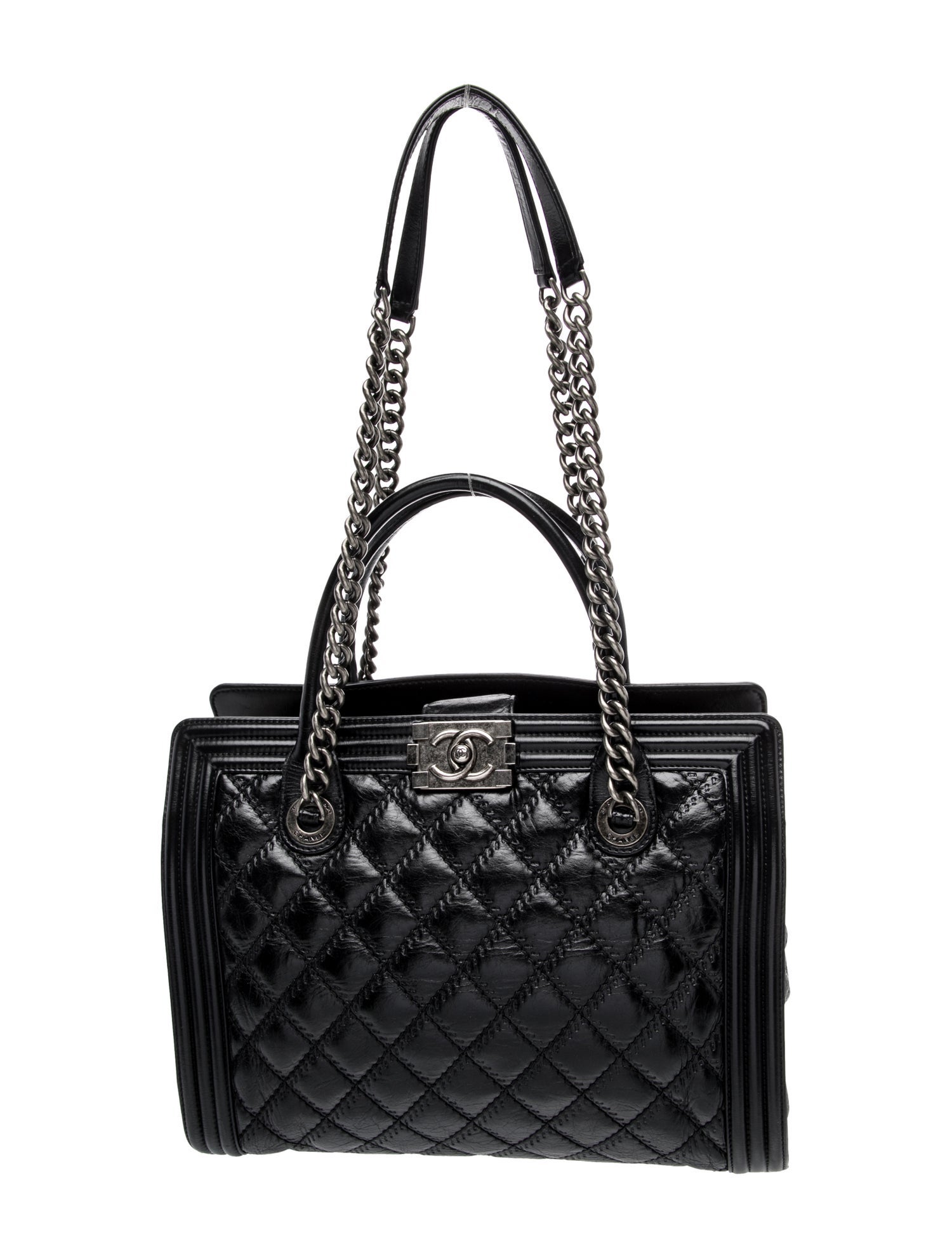 Chanel Double Stitch Boy Tote