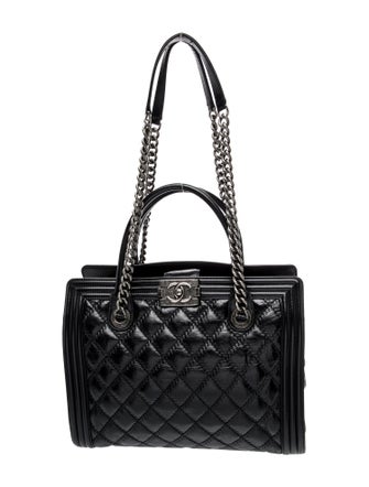 Chanel Double Stitch Boy Tote