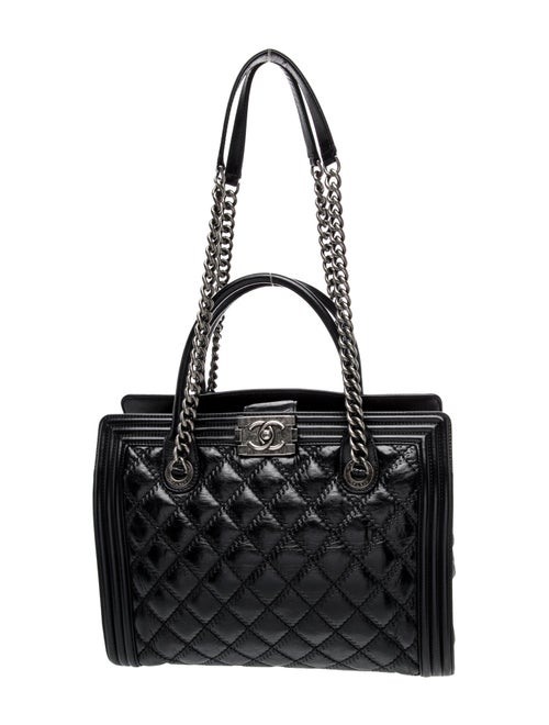 Chanel Double Stitch Boy Tote