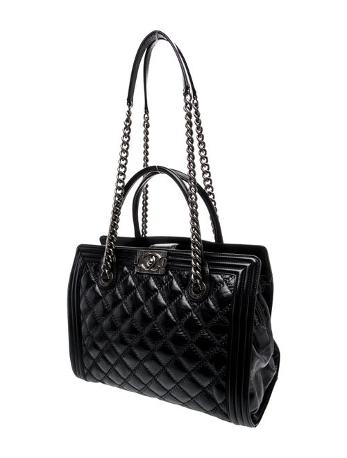 Chanel Double Stitch Boy Tote