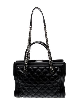 Chanel Double Stitch Boy Tote