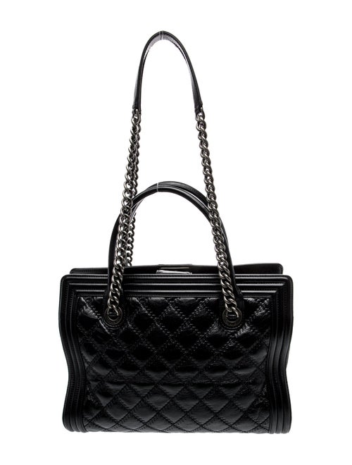 Chanel Double Stitch Boy Tote
